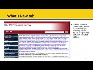 Module 3 Learning How to use the CAHPS Survey Website