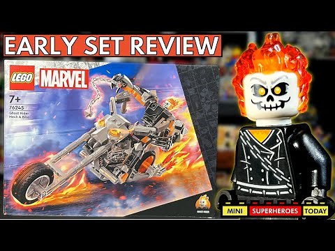 EARLY REVIEW: LEGO Ghost Rider Mech & Bike 2023 Set 76245