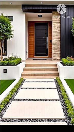 Creative Home Garden Design with Trendy Wall Cladding | Outdoor Decor 2025 #Shorts