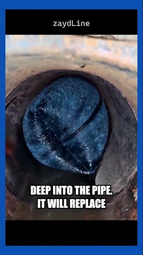 No Dig Pipe Repair: Watch This Self-Inflating Pipe Miracle!