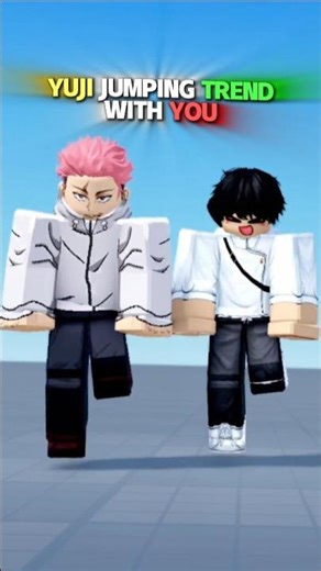 Yuji Jumping Trend✨| #roblox #robloxedit #robloxdance #fyp #shorts