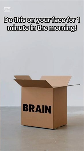 ☀️ 1 Min Face Massage | Instantly Boost Brain, Skin, and Energy #shorts