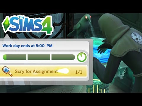How To Scry For Assignment (Reaper Career Work Task) - The Sims 4