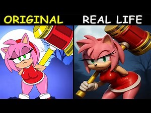 Amy Rose is ANGRY ! | The Sonic Tapes Animation | Original vs Plush Toys