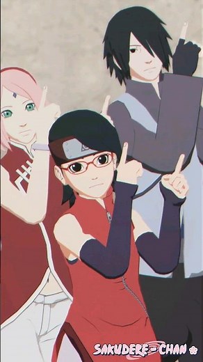'Volt Tackle/ボルテッカー' Uchiha Family!Sarada,Sakura&Sasuke—【MMDボルトBORUTO】#mmd #boruto #sasusaku #shorts