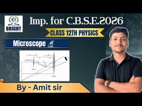 Microscope 🔥 || Class 12th PHYSICS || Imp Topic for BOARDS || By- Amit Sir #physics #physicsclass12