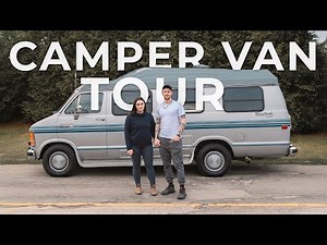 Vintage Camper Van Tour - #vanlife - 1989 Dodge Ram Roadtrek.