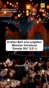 Kristen Bell and Leighton Meester have a 'Gossip Girl' reunion at the #SAGAwards. 🤣 | Entertainment Tonight