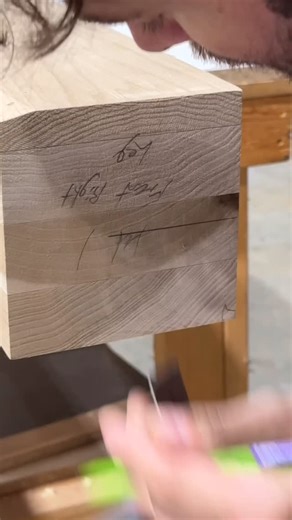 Reviving Dawn on Instagram: "Building tapered bed legs without a jig was a little intimidating at first especially after the hours spent gluing up, mortising, and cutting bolt holes into this poplar legs. Leaving some room on the band saw then finishing on the jointer creating a paint smooth finish and they all ended up being exactly what I was looking for. They key was being consinstant on the enter and exit points on the band saw and always listening to a great song like this one while pushing