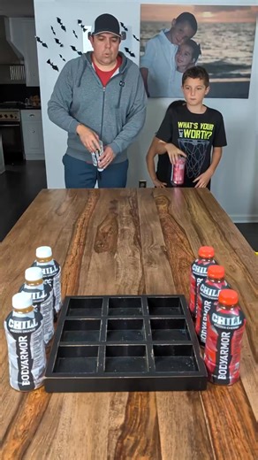 v1 Cap Flip Tic Tac Toe ❌⭕ #funtime #bottleflip #tictactoe | Family Game