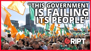 Tens of thousands took to the streets of Dublin today to protest the government's immigration policies. | Gript