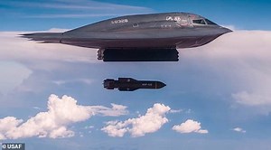 US Air Force Releases HD Video Of Dropping A 33,000lb Bunker Buster Bomb