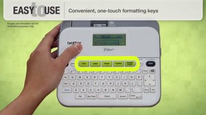 Brother P-Touch D400 - up to 18mm Nordic Model, PTD400ZW1 (Nordic Model)