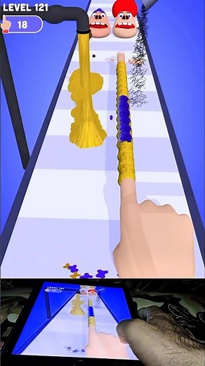 finger run 🤞🏻😎 funny android ISO best game level-121 #shorts #androidgamers #games