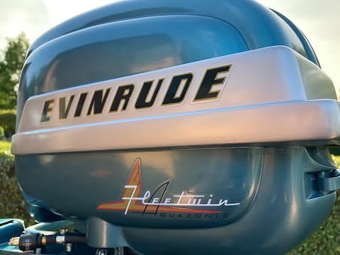 1954 Evinrude Fleetwin 7.5 HP outboard