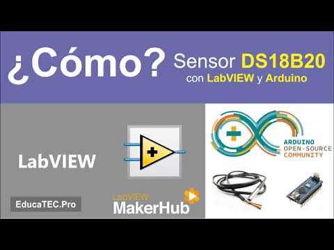 ➤ LabVIEW y Arduino: Sensor de temperatura DS18B20