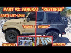 Suzuki Samurai Finally Restored!!! Receipts, Do's and Don'ts, Regrets, Products I liked, SJ410 SJ413
