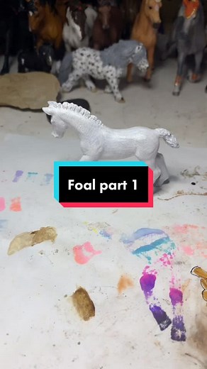 Schleich Custom Horse: Foal Part 1 Repaint Tutorial