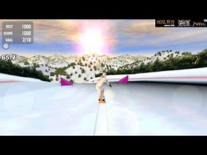 Crazy Snowboard - Gameplay