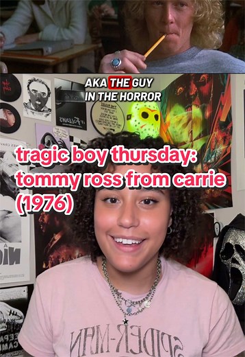 Tragic boy Thursday: Tommy Ross from Carrie (1976) #horror #horrortok #carriewhite #horrormovie #movietok