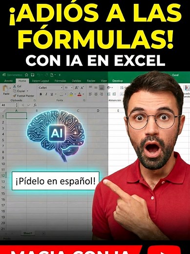 Domina Excel en 2025 con IA: Fórmulas sin complicaciones