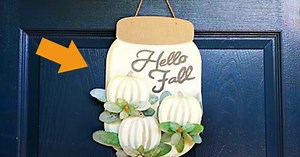 DIY Dollar Tree Autumn / Fall Mason Jar Sign To Try In 2022