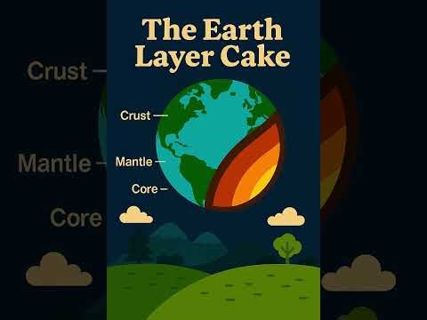 The Earth Layer Cake (Crust & Mantle & Core – simplified) - Educational Bedtime Story