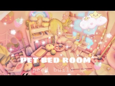 ⋆ ˚｡⋆୨୧˚ pet bedroom adopt me speed build! 🎀 [Adopt me]