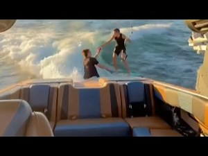 Runaway Boat Powers on After 2 Brothers Fall Into Water