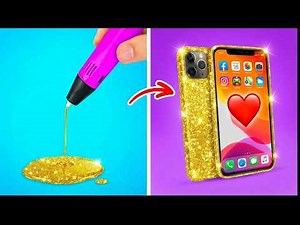 CUTE MINI PHONE CRAFTS AND DIY IDEAS || Fun & Easy Gadgets is HERE by 123 GO!