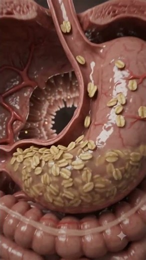 What Happens Inside Your Body After Eating Oatmeal? 🥣 | 3D Medical Animation