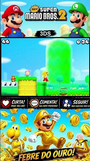 New Super Mario Bros 2 Nintendo (3DS) Parte 04 #gameplay #retrogaming #3ds #newsupermariobros2