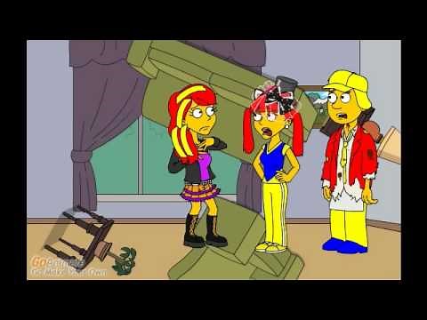 sunset shimmer dances in the living room/grounded