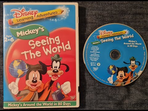Opening and Previews from Disney Learning Adventures: Mickey's Seeing the World 2005 DVD