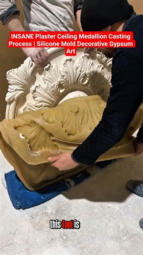 Silicone Rubber Mold for Plaster Ceiling Medallion