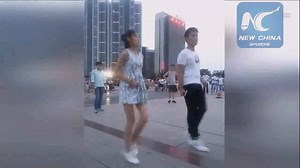 82K views · 304 reactions | "Square Dance" is usually a sport reserved for the Chinese retired women living in cities, but it's not the case this time. | China Xinhua Sports | Facebook