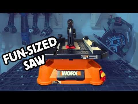 The PERFECT Small Shop Table Saw? | Worx Bladerunner Review