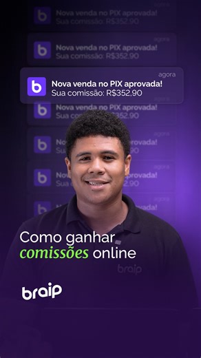 Braip on Instagram: "Criou sua conta na Braip, mas ainda não sabe qual produto escolher? 👀 A gente te mostra o caminho dentro da plataforma e os pontos que realmente importam na hora de se afiliar Spoiler: o melhor produto não é só o que mais vende, é o que faz sentido pra você. Salva esse vídeo e comenta aqui: você já escolheu o seu primeiro produto? 🚀"