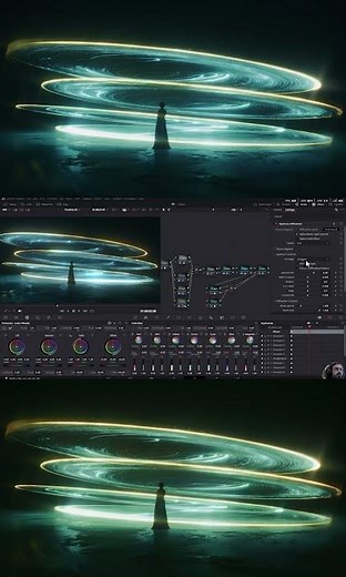 Master the CYBERPUNK Glow in DaVinci Resolve #cinematic #colorgrading