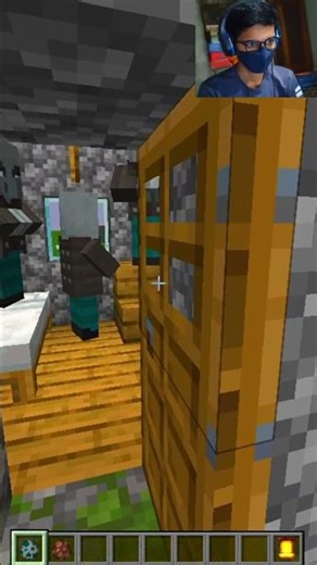 Minecraft Pillager in Villager House 😵 #minecraft