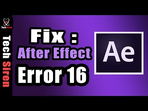 fix: after effect error 16