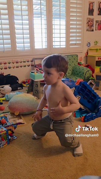 Liam a year ago, dancing! #kids #momsoftiktokclub #dancing #lmfao #fyp