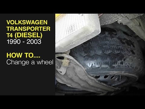 Volkswagen Transporter T4 (1990 - 2003) - Wheel changing