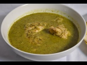 Pollo en salsa verde de tomatillos