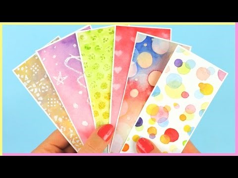 DIY: Bookmarks & Watercolor Techniques for Beginners Part 2 | Watercolor DIY | How To Make Bookmarks