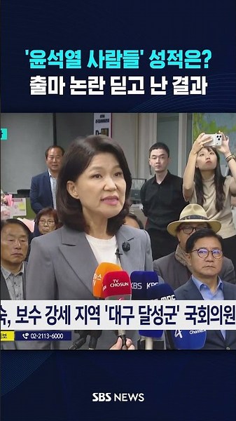 How did 'Yoon Suk-yeol's people' fare?.. The results after overcoming controversy #shorts