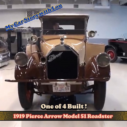 169K views · 2.7K reactions | 1919 Pierce Arrow Model 51: Only 4 Of These Made | My Car Story With Lou | Facebook