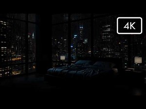 [NO ADS] Rain Sound in City NYC🌧️😴 Rain on Window for Deep Sleep | Fall Asleep in 3 Min | Rain ASMR