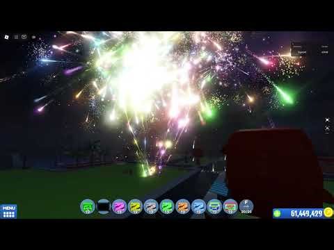 MEGA EXPLOSION FIREWORKS PLAYGROUND ROBLOX #fireworks #roblox #fireworksplayground #shorts