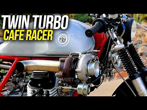 Twin Turbo Cafe Racer Moto Guzzi Full Build - Motorcycle Build ASMR